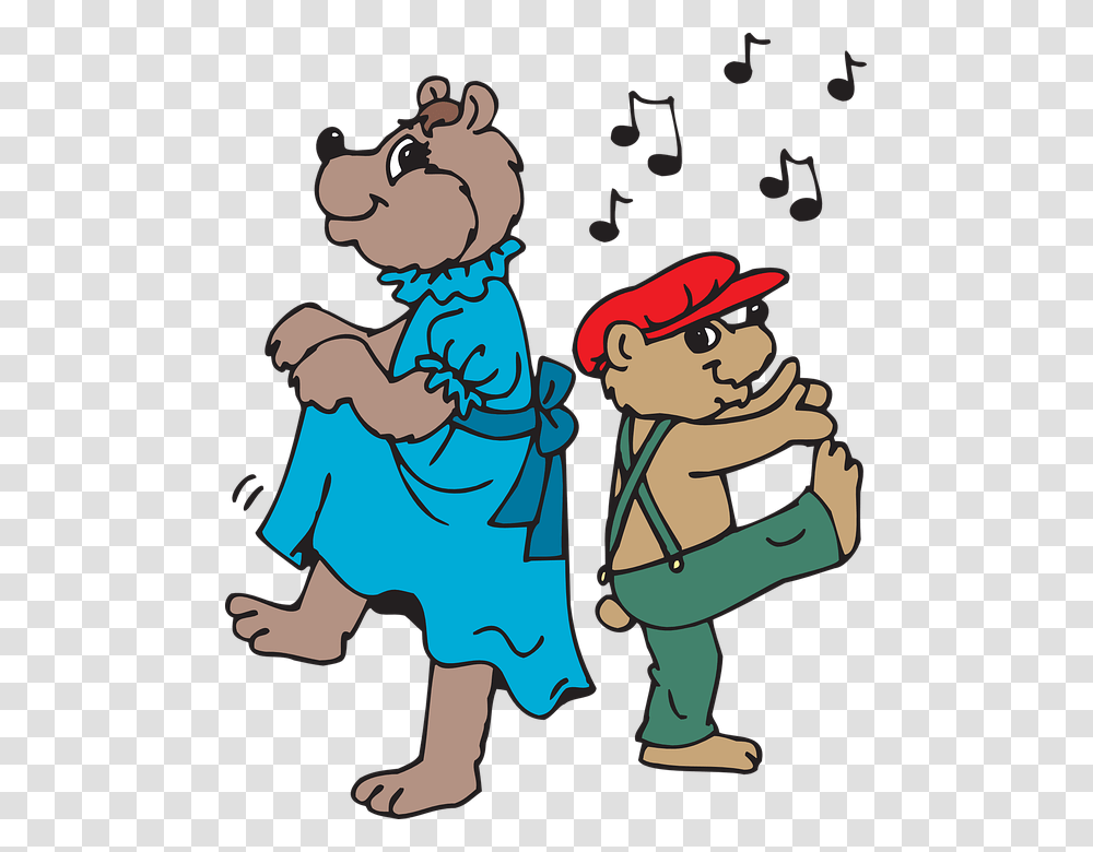 Bears Dancing Clipart, Person, People, Outdoors, Girl Transparent Png