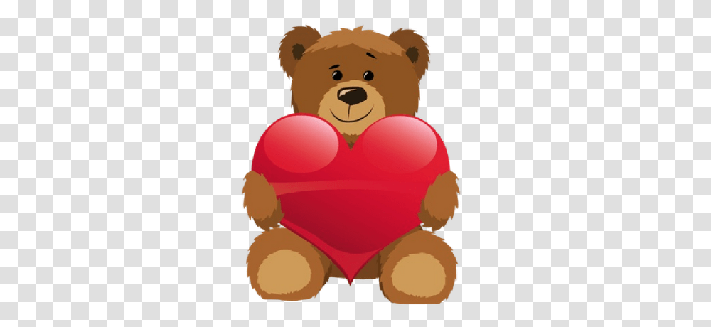 Bears With Love Hearts Cartoon Clip Art, Teddy Bear, Toy, Balloon, Snowman Transparent Png