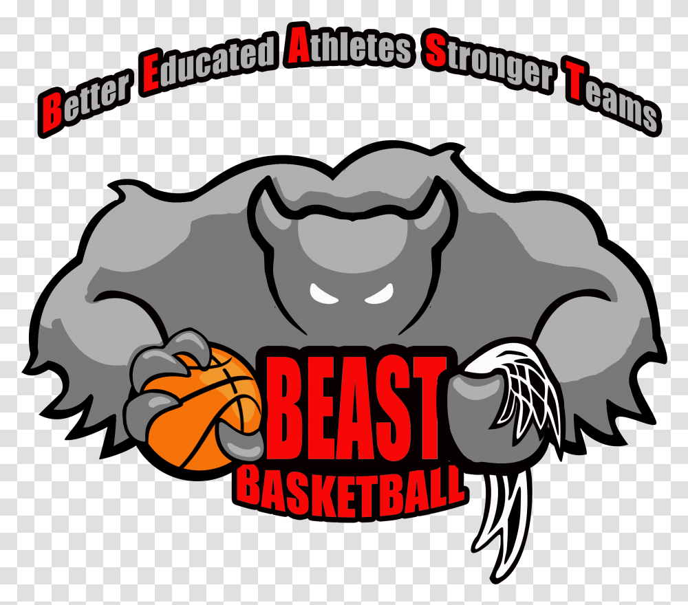 Beast Basketball Nw Apparel Logo, Hand, Mammal, Animal, Text Transparent Png