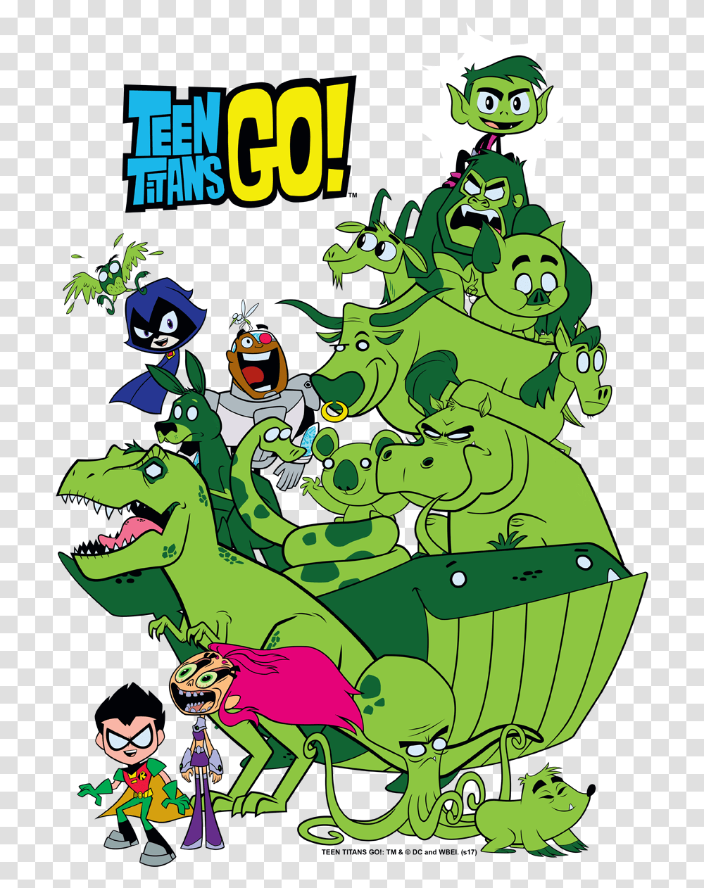 Beast Boy Titans Go, Poster, Advertisement Transparent Png