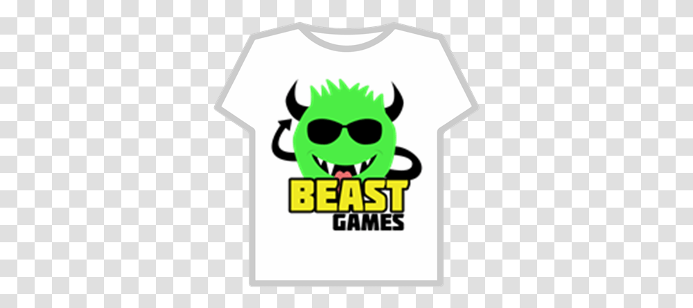 Beast Games Logo Roblox Happy, Label, Text, Clothing, T-Shirt Transparent Png