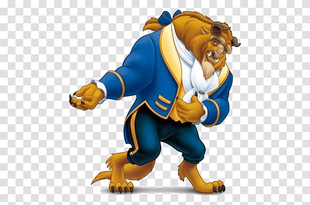 Beast Off Beauty And The Beast, Mascot, Person, Human, Wildlife Transparent Png