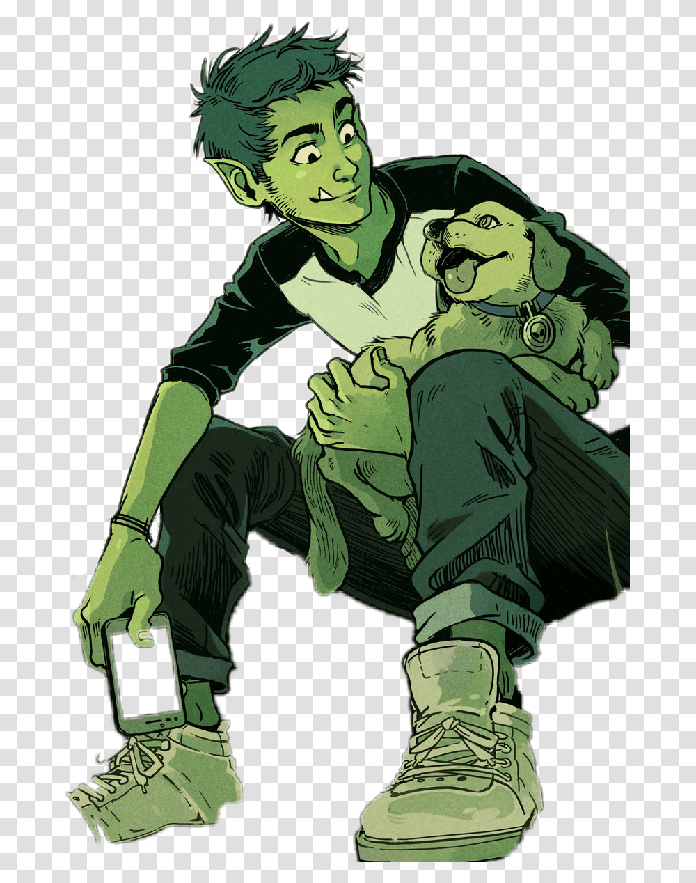 Beastboy, Hand, Person, Human, Shoe Transparent Png