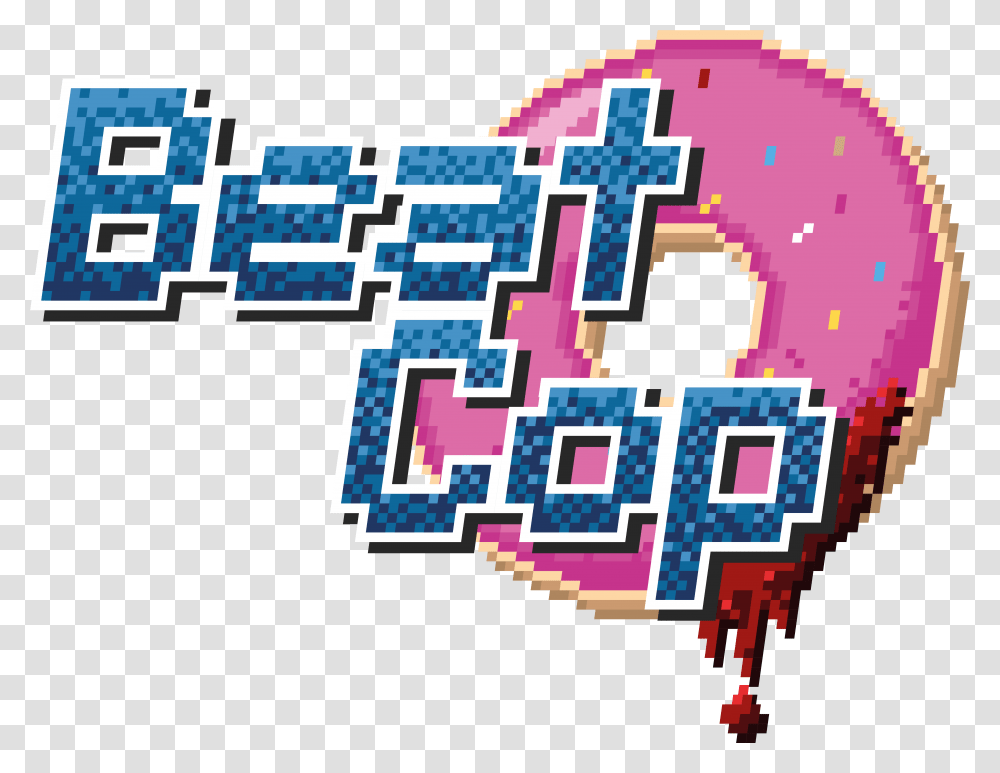 Beat Cop Gets Gritty And Mundane Game Junk Beat Cop Logo, Toy, Text, Pac Man, Purple Transparent Png