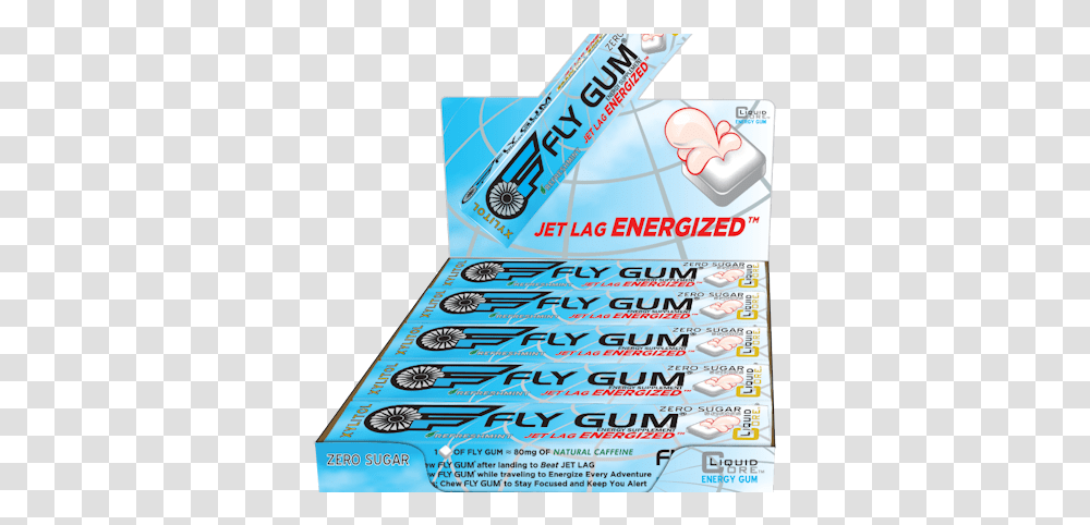 Beat Jet Lag With Fly Gum Carmine, Flyer, Poster, Paper, Advertisement Transparent Png