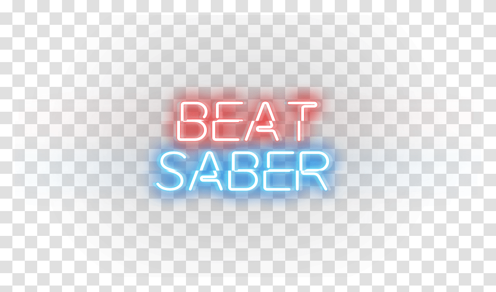 Beat Saber Logo, Light, Neon Transparent Png
