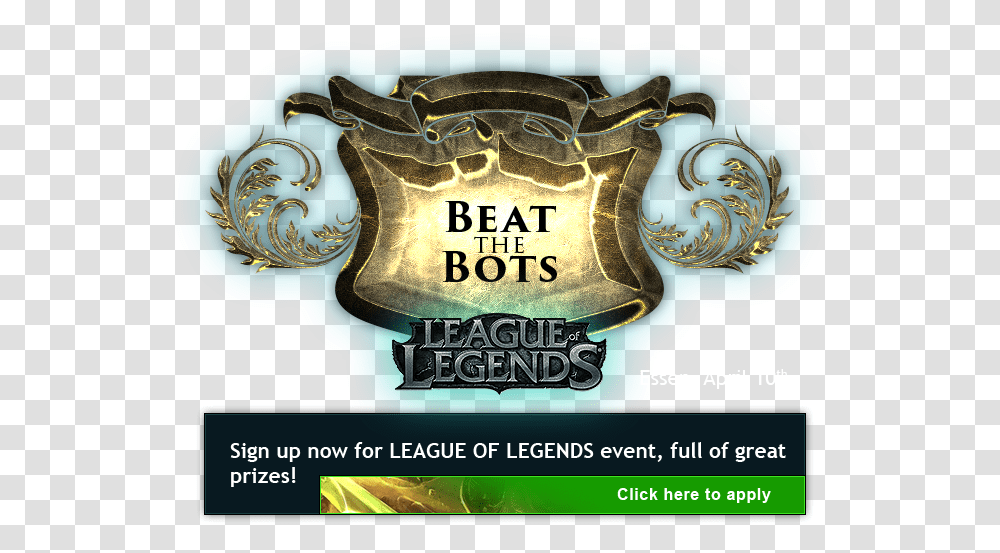 Beat The Bots League Of Legends, Logo, Trademark, World Of Warcraft Transparent Png