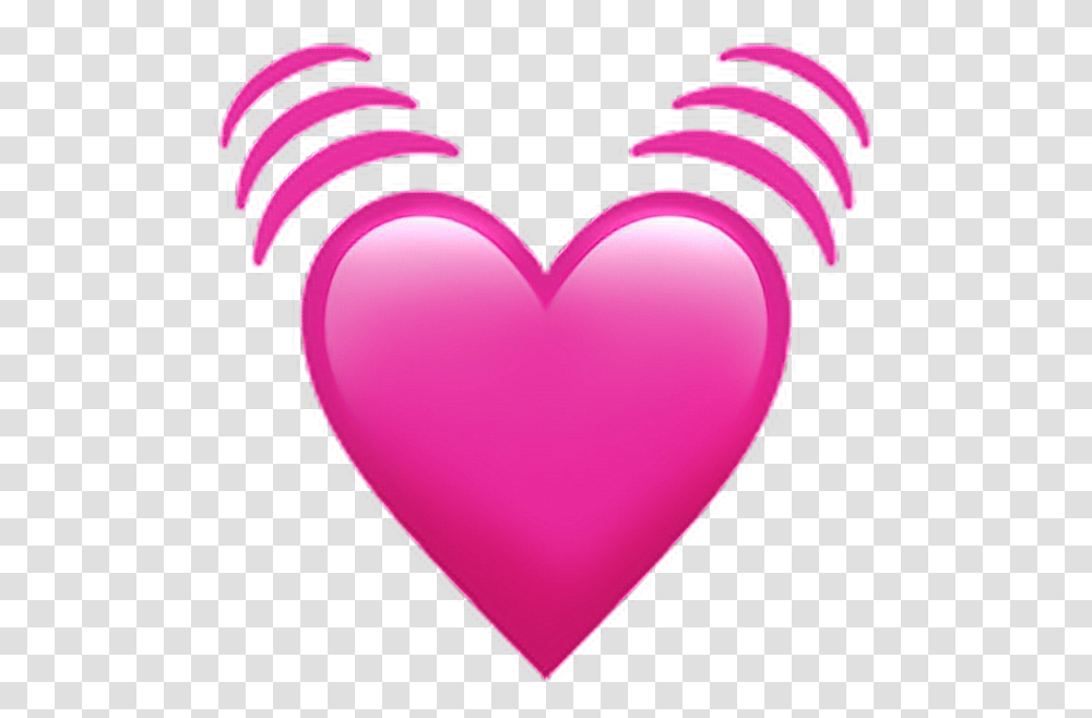 Beating Pink Heart Emoji, Balloon, Cushion Transparent Png