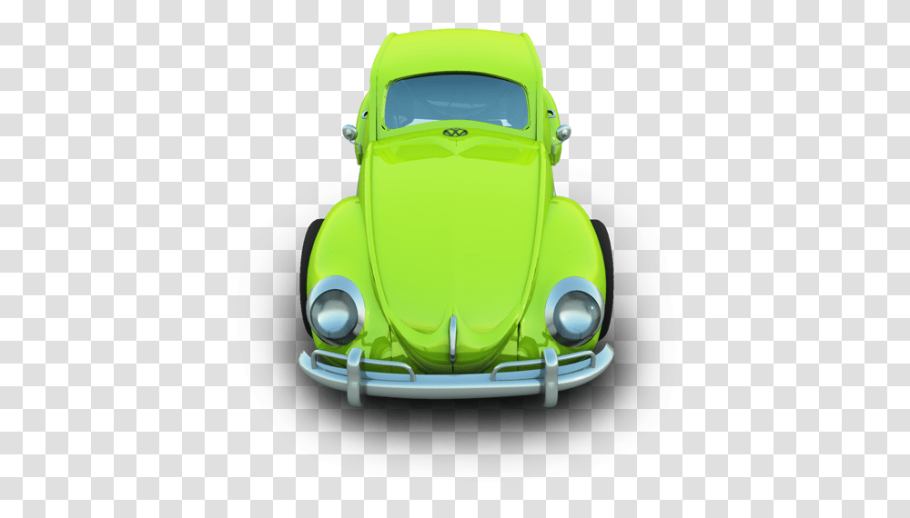 Beatle Icon Foxy Car, Vehicle, Transportation, Sports Car, Green Transparent Png