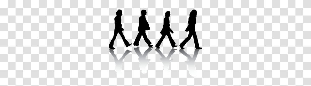 Beatles Abbey Road Logo Vector, Stencil, Silhouette Transparent Png