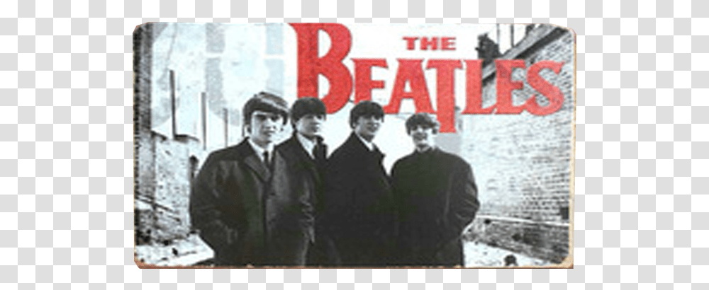 Beatles Cartel Vintage, Person, Human, Advertisement, Poster Transparent Png