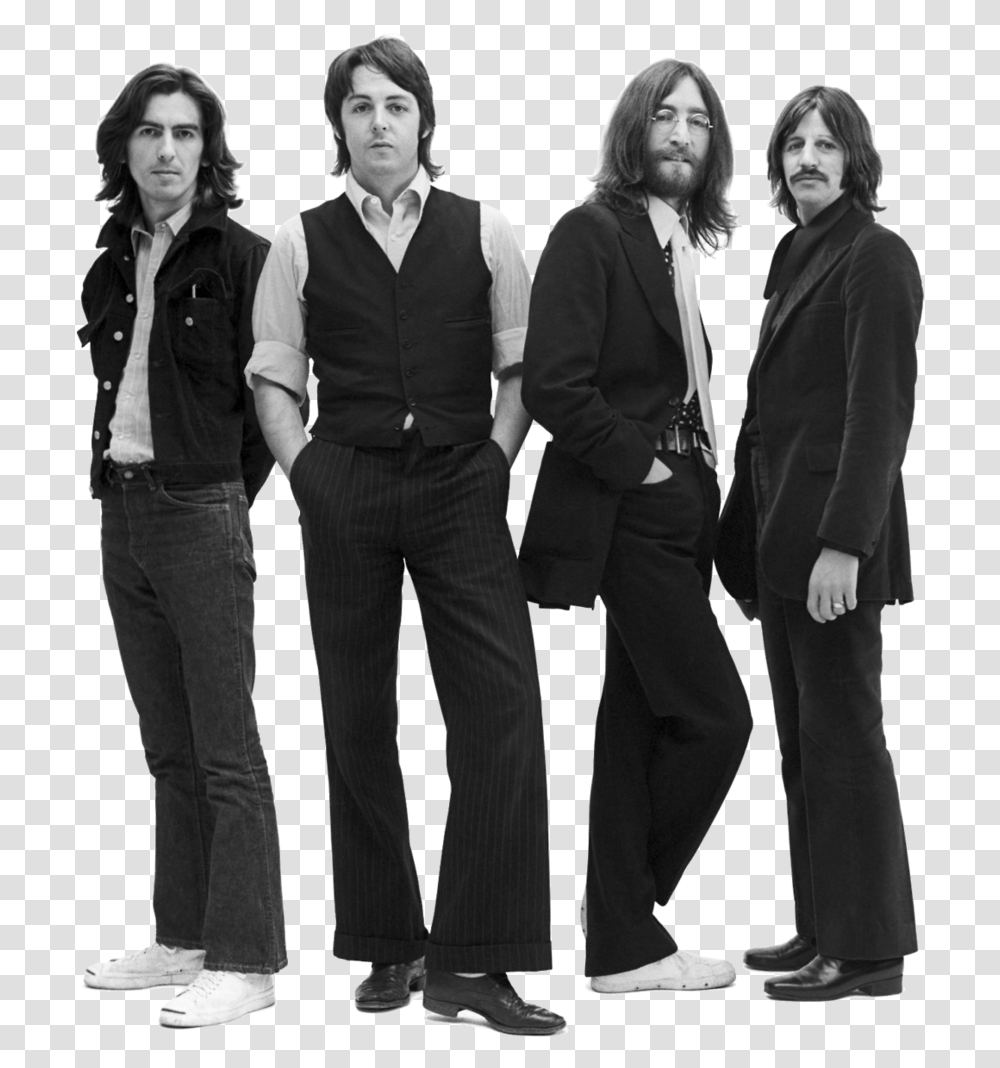 Beatles Shared Beatles Now On Itunes, Suit, Overcoat, Clothing, Person Transparent Png