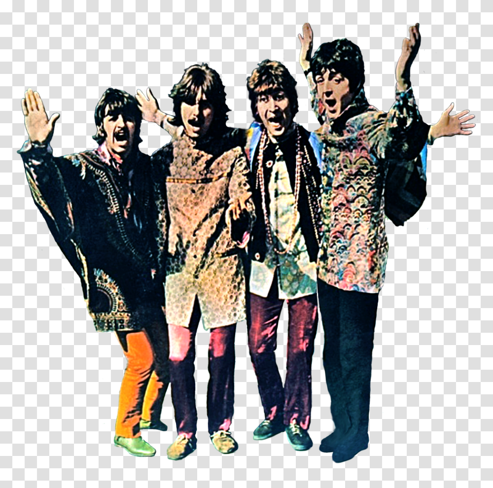 Beatles We Are The Walrus Cutouts Beatles Beatles Movies Magical Mystery Tour, Person, Stage, Pants Transparent Png