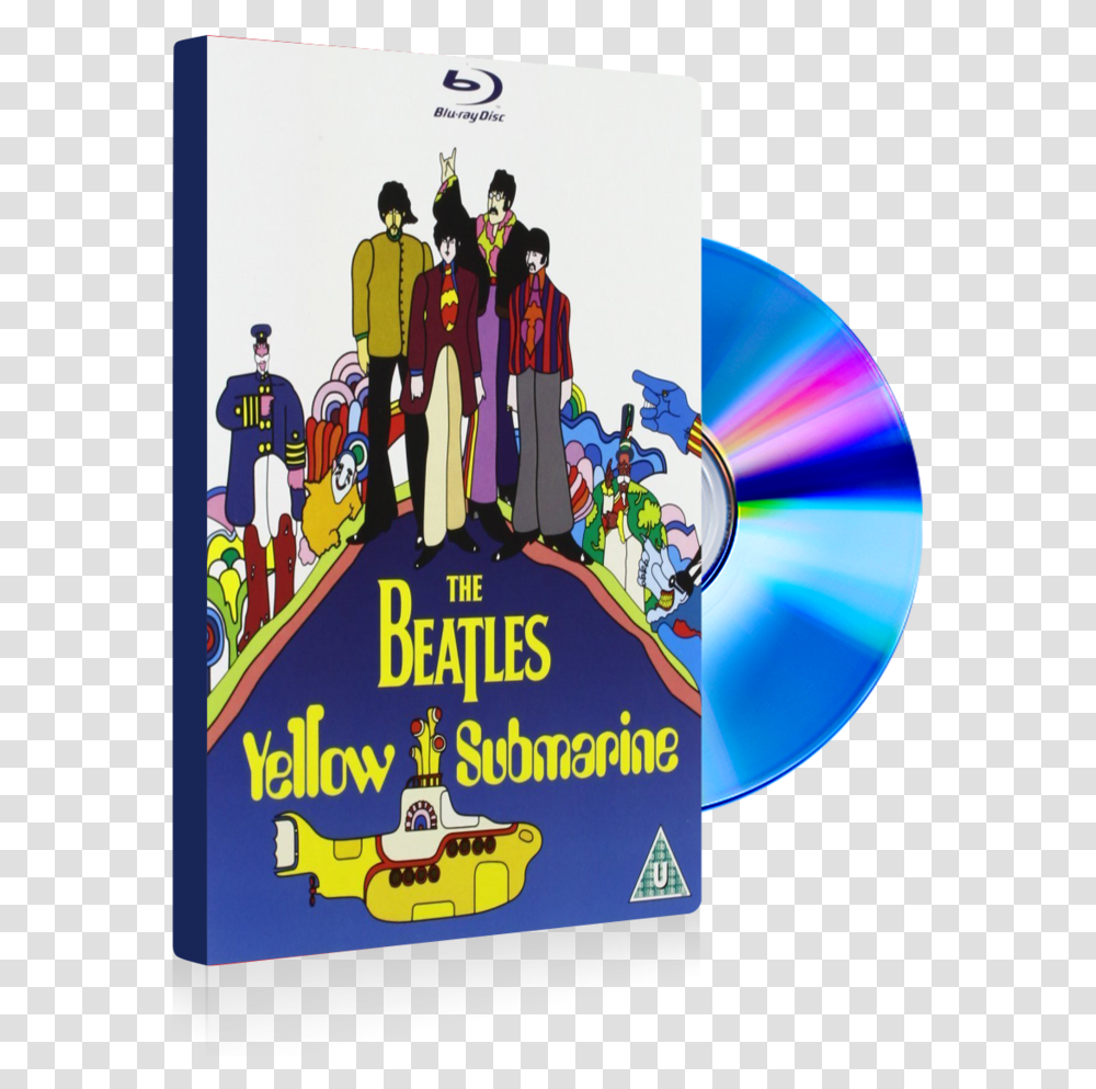 Beatles Yellow Submarine Dvd, Poster, Advertisement, Disk, Person Transparent Png