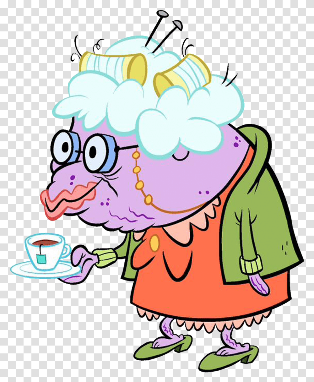 Beatrice Spongebob Grandmother, Coffee Cup, Birthday Cake, Dessert, Food Transparent Png