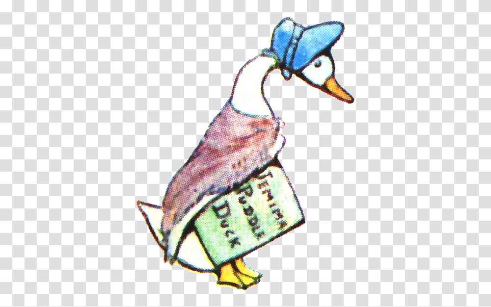 Beatrix Potter Inside Cover Jemima Puddle Duck, Bird, Animal, Person, Human Transparent Png
