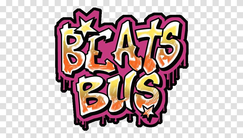 Beats Bus Logo Beats Bus Hull, Graffiti, Poster, Advertisement Transparent Png