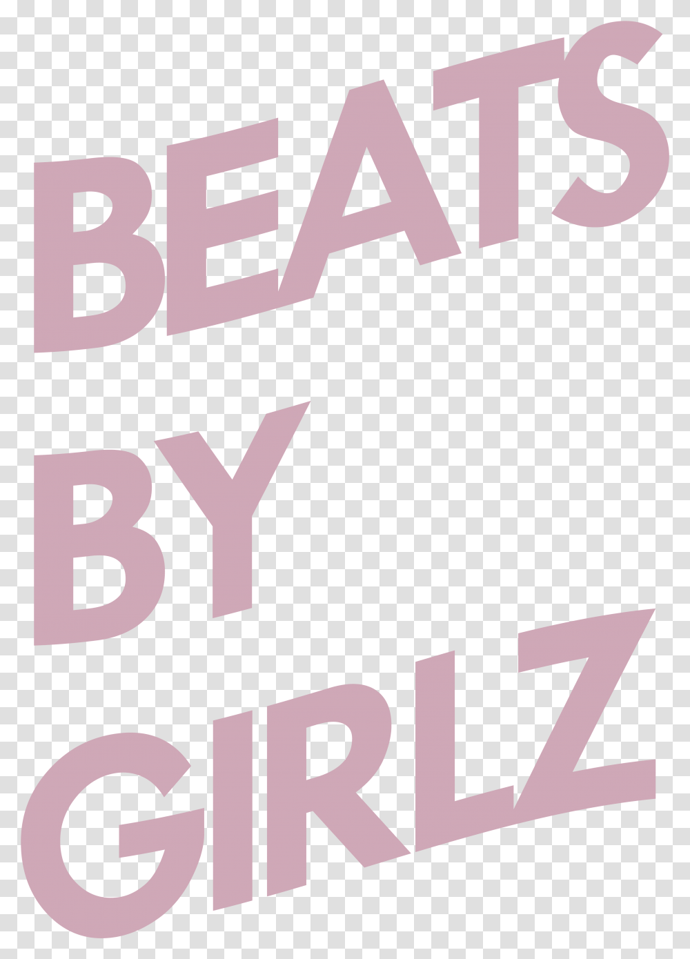 Beats By Girlz Beats By Girlz Logo, Alphabet, Number Transparent Png