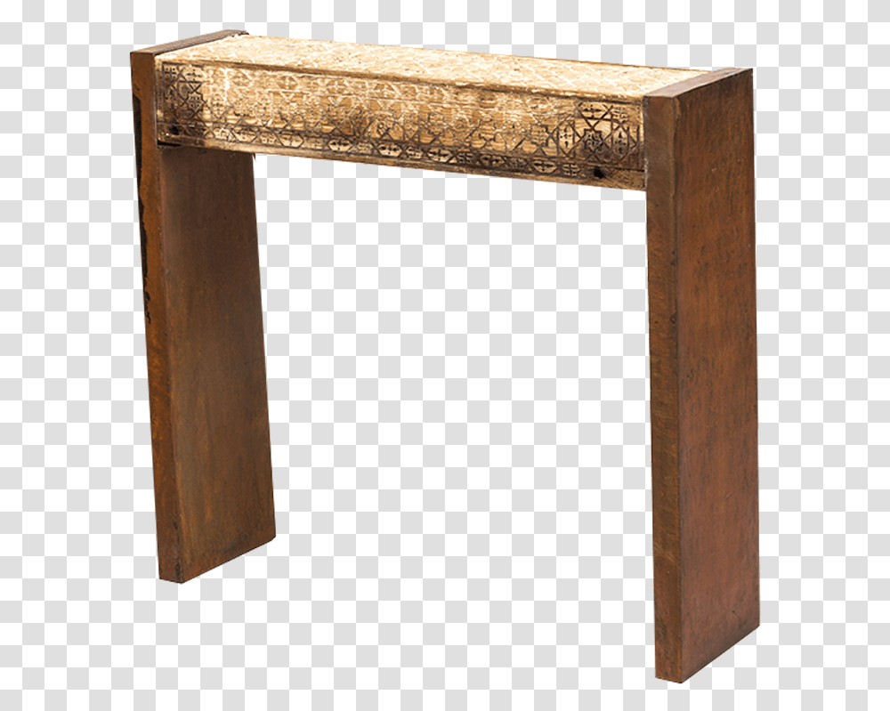 Beautiful And Old Cedar Wood Beam Sculpts With Its Wood, Furniture, Table, Tabletop, Desk Transparent Png