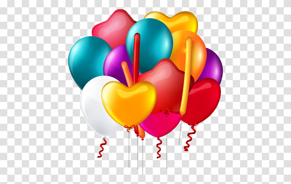 Beautiful Balloon For Birthday, Heart Transparent Png