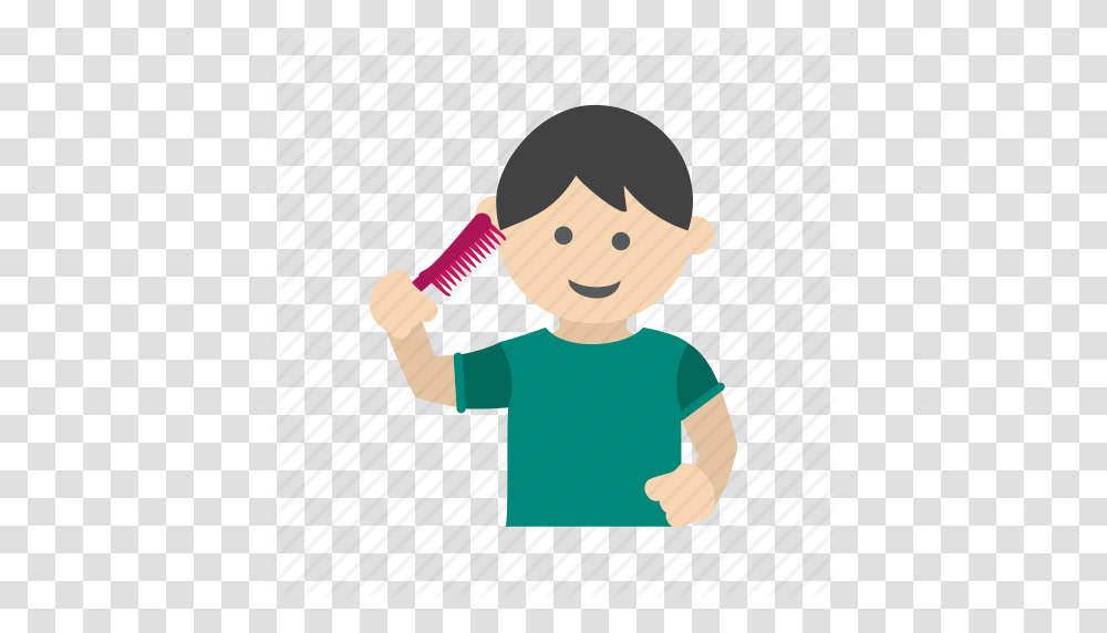 Beautiful Brush Brushing Hair Hairbrush Kid Kids Icon, Toy, Arm, Face, Sport Transparent Png