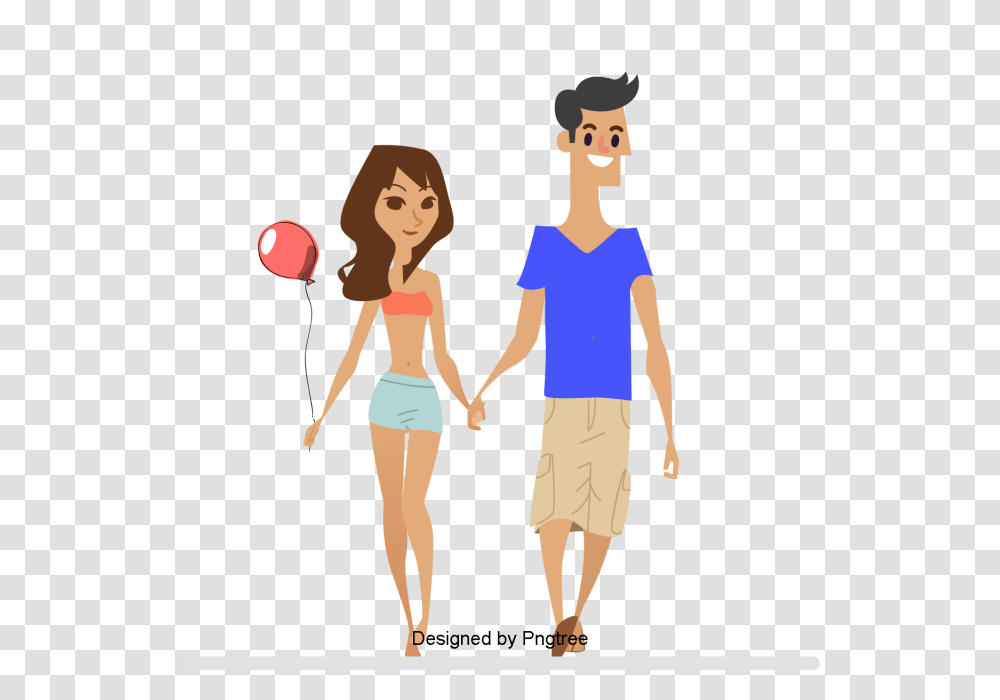 Beautiful Cartoon Lovely Hand Painted Love Happy Family Mom, Person, People, Shorts Transparent Png