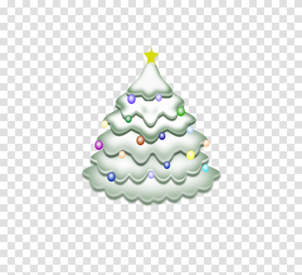 Beautiful Christmas Tree Clipart Images Snowy Christmas Tree Clipart, Birthday Cake, Dessert, Food, Plant Transparent Png