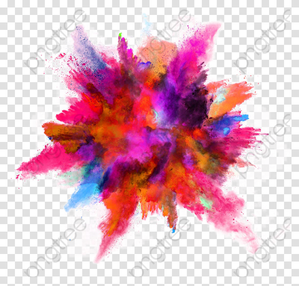 Beautiful Color Splash Background Dust Explosion, Pattern, Purple Transparent Png