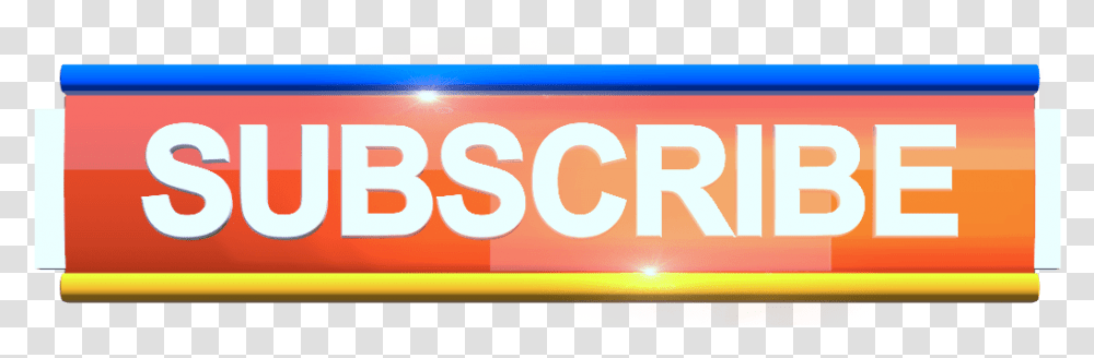 Beautiful Colorful Subscribe Button Orange, Alphabet, Word, Meal Transparent Png