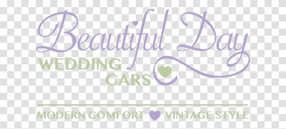 Beautiful Day Wedding Cars Calligraphy, Handwriting, Label, Alphabet Transparent Png
