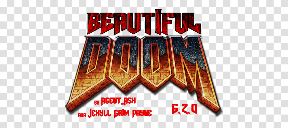 Beautiful Doom 620 News Mod Db Doom 2 Logo, Poster, Advertisement, Alphabet, Text Transparent Png