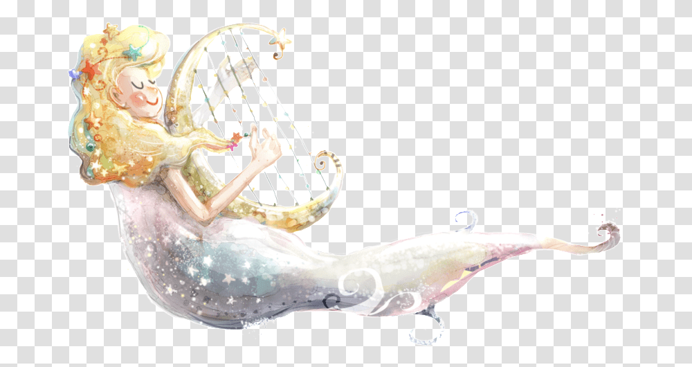 Beautiful Fairy Illustration, Musical Instrument, Brass Section, Animal, Horn Transparent Png
