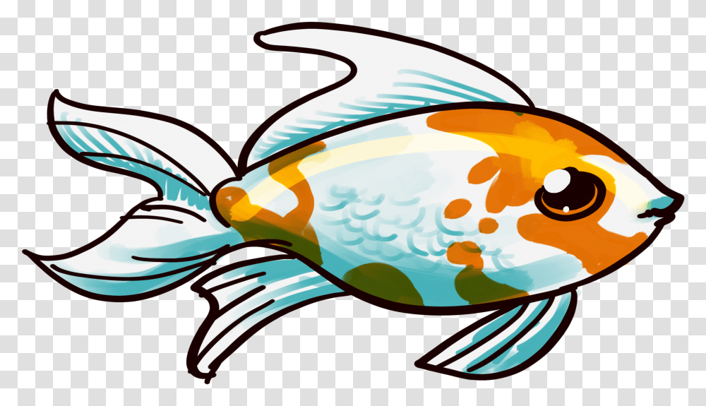 Beautiful Fish, Animal, Goldfish, Sunglasses, Accessories Transparent Png
