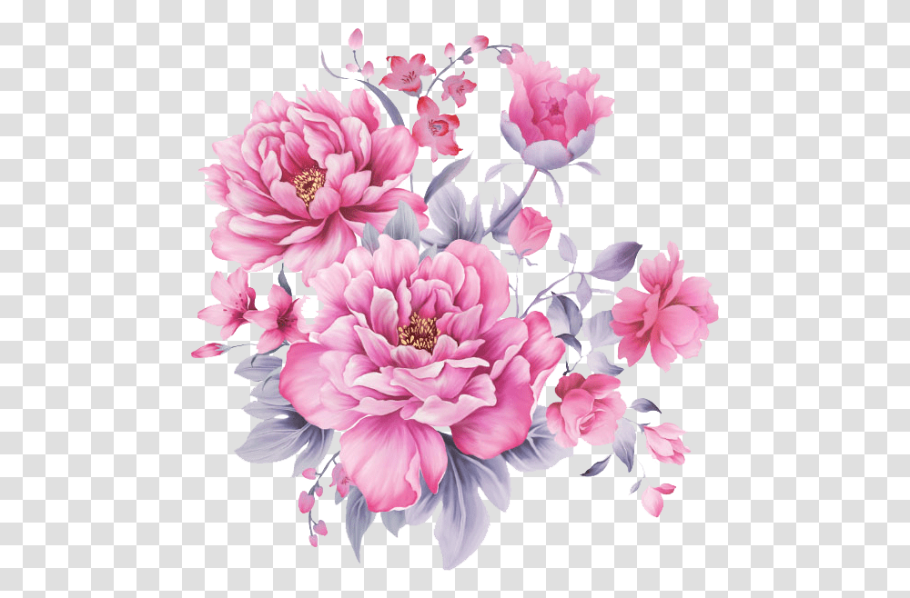 Beautiful Flower Patterns Design Floral Hand Painted Clipart Beautiful Flower, Floral Design, Plant Transparent Png