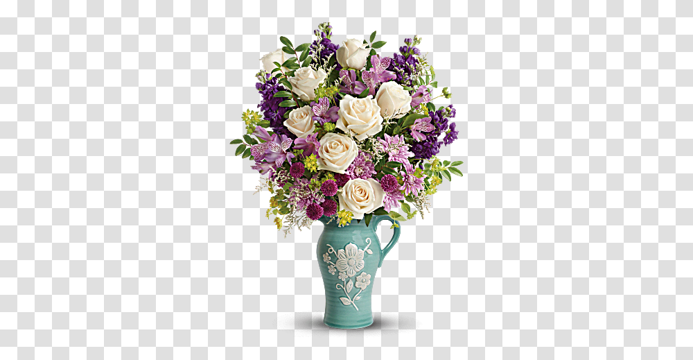 Beautiful Flower Vase With Flowers, Plant, Blossom, Flower Bouquet, Flower Arrangement Transparent Png