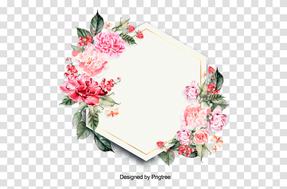 Beautiful Flowers And Leaves Painting Flower Border Free, Plant, Porcelain, Art, Pottery Transparent Png