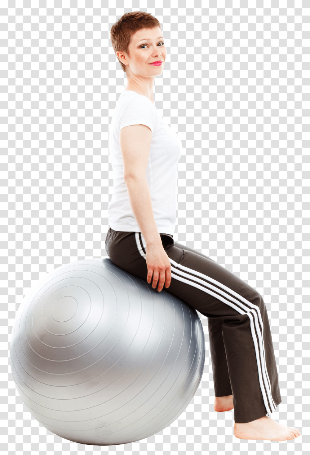 Beautiful Girl Doing Exercises With Ball Image Portable Network Graphics, Sphere, Person, Human Transparent Png