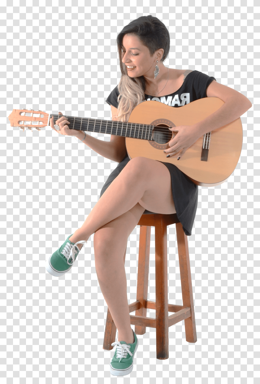 Beautiful Girl Playing Guitar Image People Playing Guitar, Leisure Activities, Musical Instrument, Person, Clothing Transparent Png