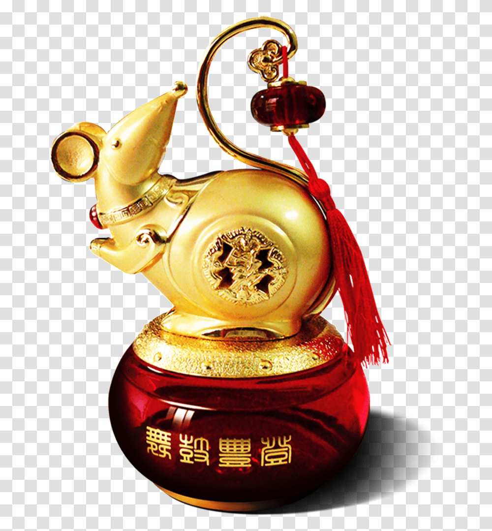 Beautiful Golden Gourd Ornaments Hd Trophy, Alarm Clock, Fire Hydrant, Robot Transparent Png