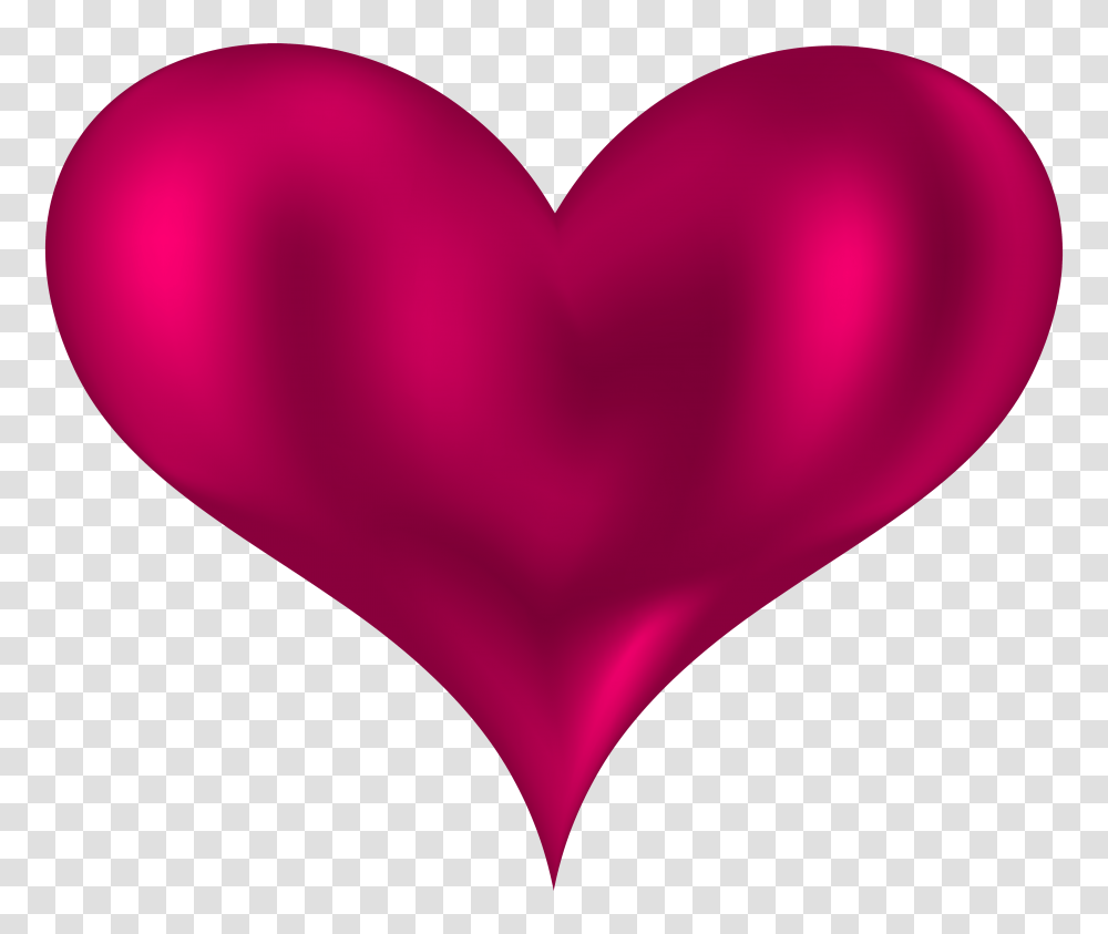 Beautiful Heart Pink Clipart, Balloon Transparent Png