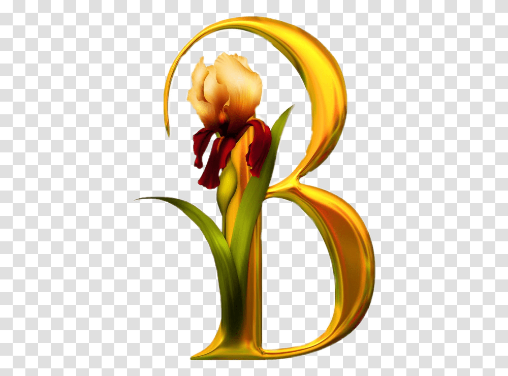 Beautiful Image Of Alphabets, Plant, Flower, Blossom, Iris Transparent Png