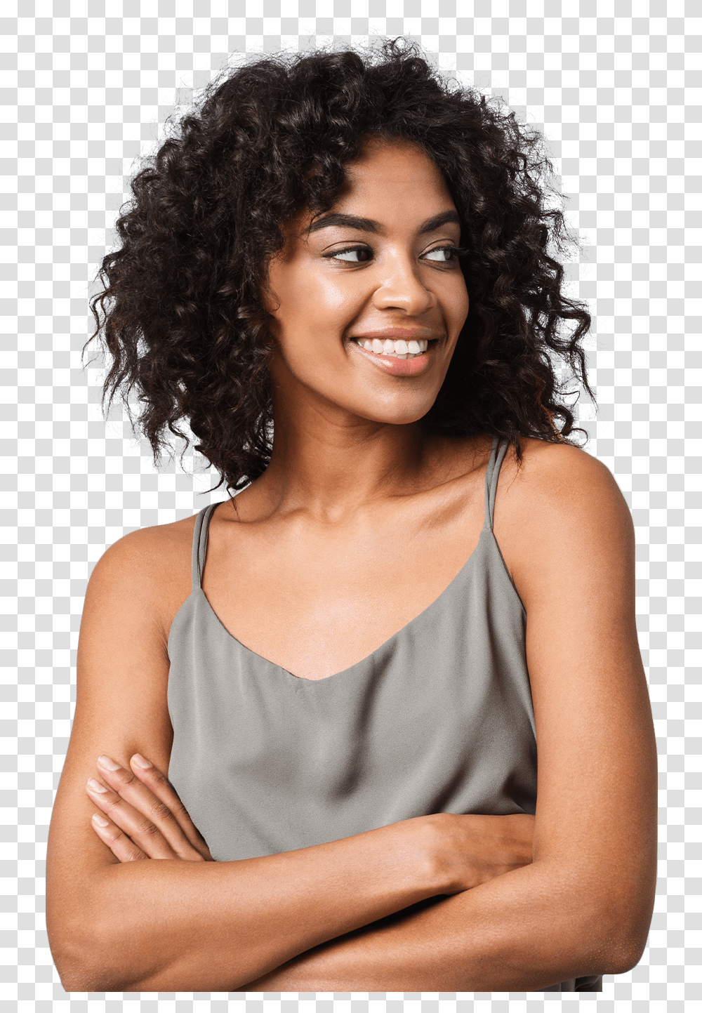 Beautiful Model Looking Off To The Side Sitting, Hair, Person, Human Transparent Png