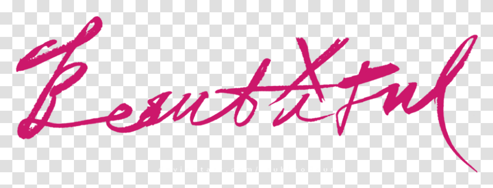 Beautiful Monsta X Tattoo, Handwriting, Label, Calligraphy Transparent Png