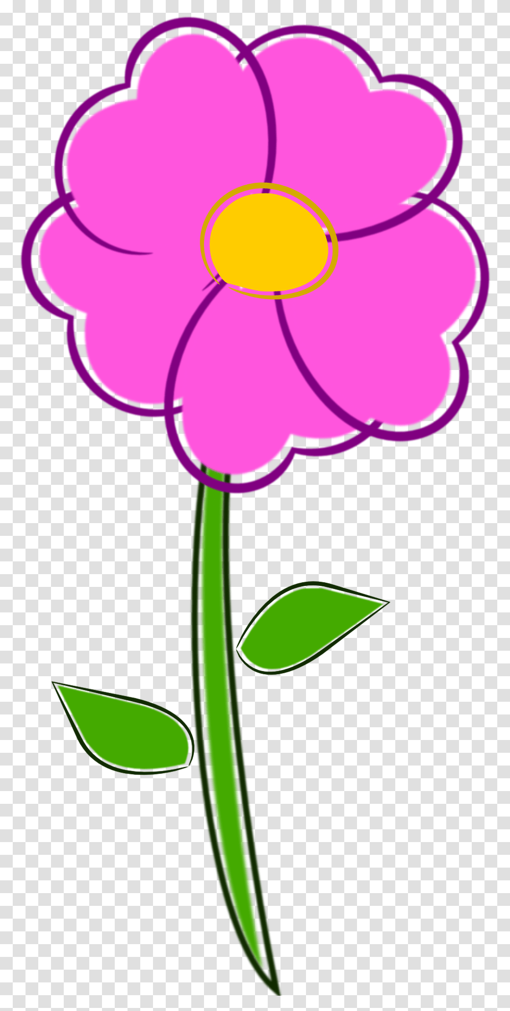 Beautiful Pink Flower Clipart Flor Clipart, Plant, Blossom, Petal, Dahlia Transparent Png