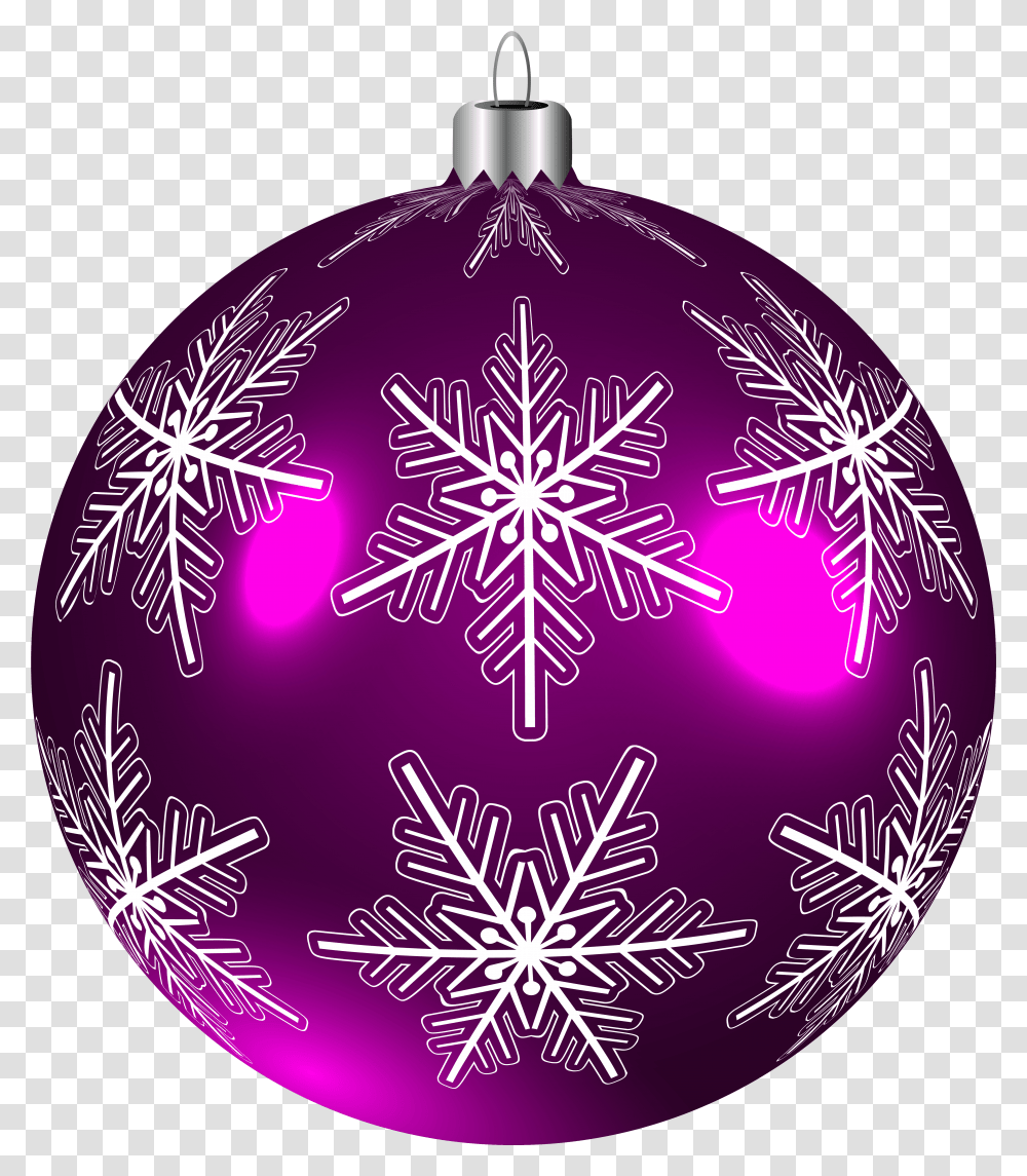 Beautiful Purple Christmas Ball Clip Purple Christmas Ornaments Clipart, Lighting, Pattern Transparent Png