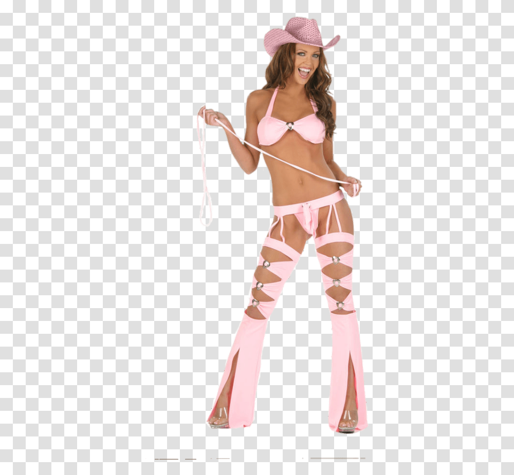 Beautiful Sexy Cowgirl Hot Cowgirl With Lasso, Hat, Person, Lingerie Transparent Png