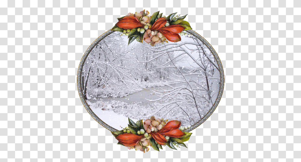 Beautiful Snow Falling Winter Glitter Animated Christmas, Art, Porcelain, Pottery, Plant Transparent Png