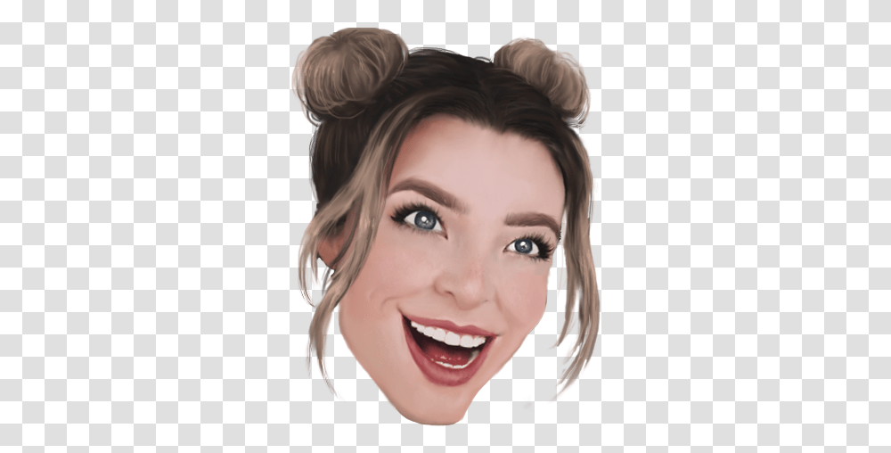 Beautiful Trihard Emote For My Channel Hair Design, Face, Person, Smile, Head Transparent Png