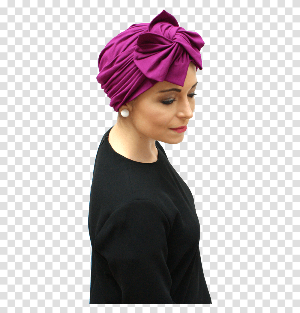 Beautiful Turbans For Hair Loss Hair Loss, Clothing, Apparel, Person, Human Transparent Png