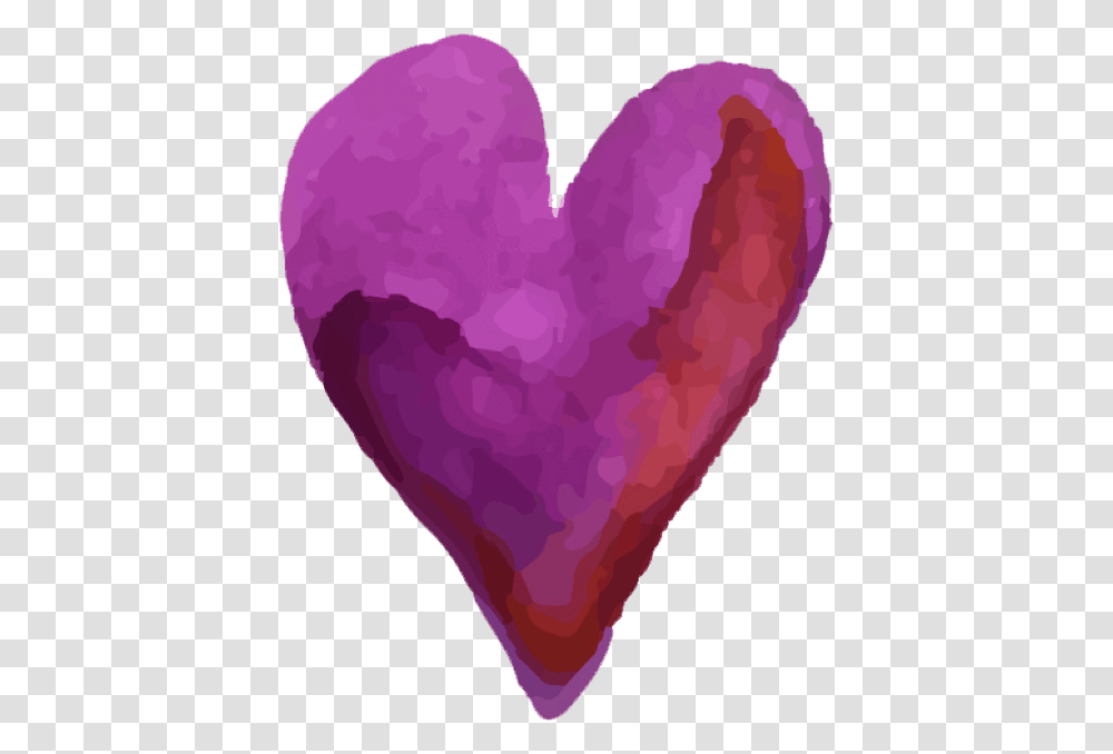 Beautiful Watercolor Heart Stickers, Pillow, Cushion Transparent Png